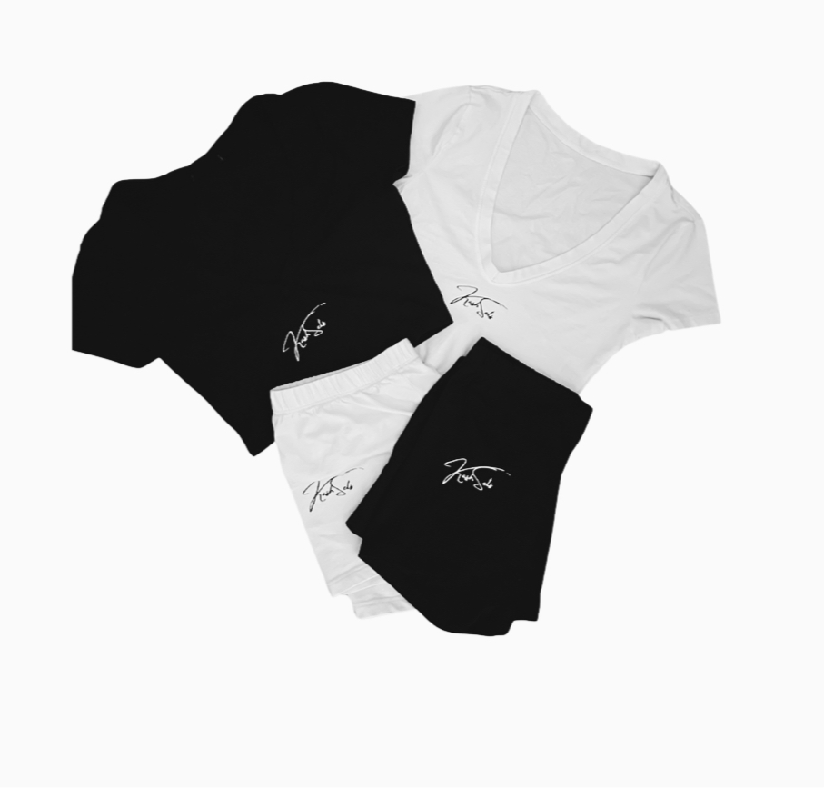 KashSets “Simple” V-Neck Crop Top